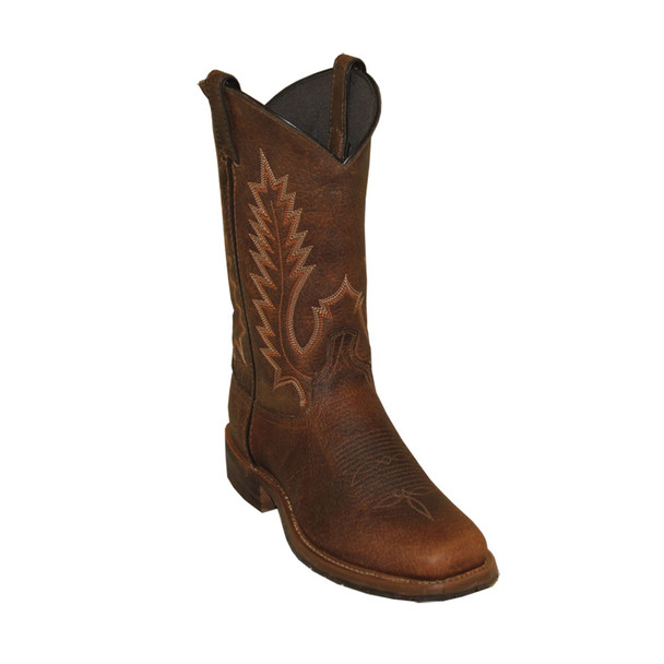 ABILENE Men's 11in Tan Bison Stockman Boots (6724)