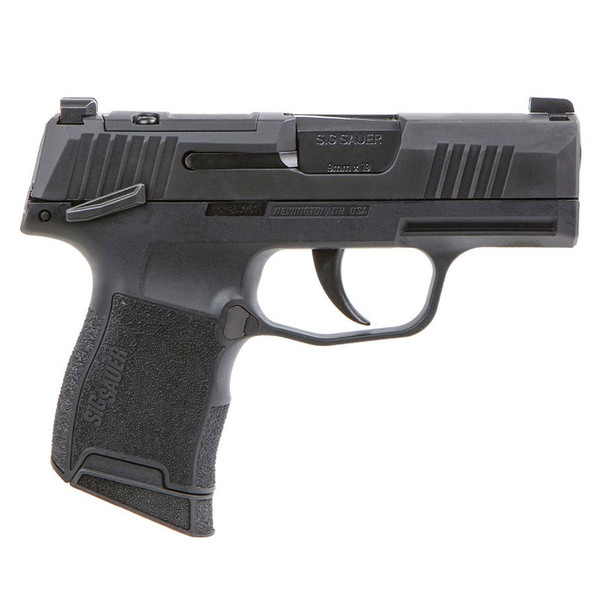 SIG SAUER P365 Optic Ready 9mm Luger 3.1in 2x 10rd Mags Black Pistol with Manual Safety (365-9-BXR3P-MS)