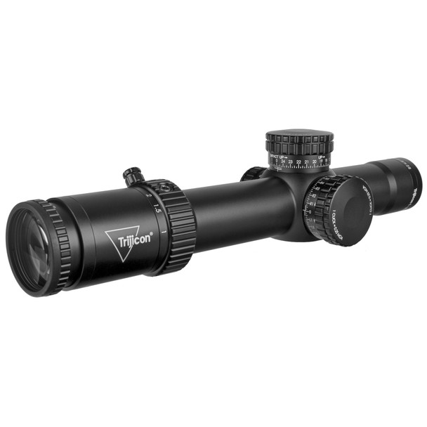 Trijicon Credo HX 1-8x28mm First Focal Plane Riflescope with Red/Green MOA Segmented Circle, 34mm Tube, Satin Black, Exposed Locking Adjusters CRHX828 -C-2900031