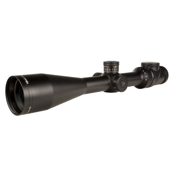 TRIJICON AccuPoint 3-18x50 30mm SFP Amber Triangle Post Reticle Satin Black Riflescope with BAC (TR34-C-200169)