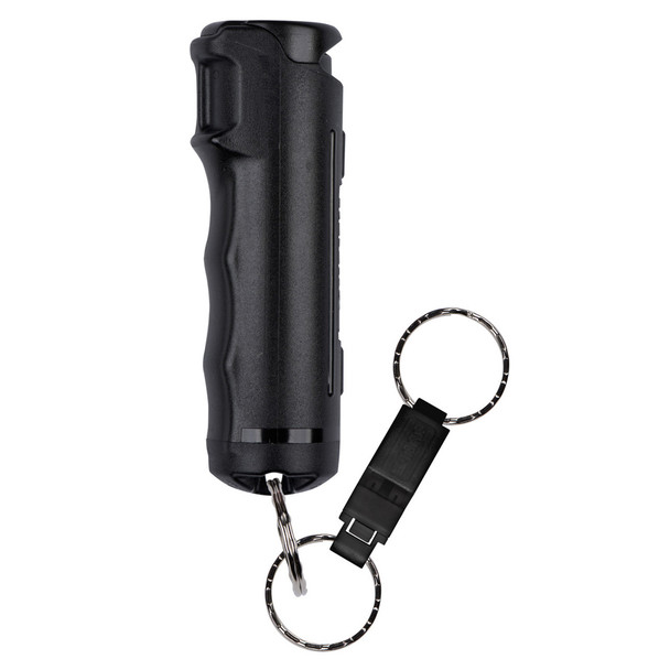 SABRE 2-In-1 Pepper Gel With Quick Release Whistle Keychain COPS (F15-BCOPSG-W2)