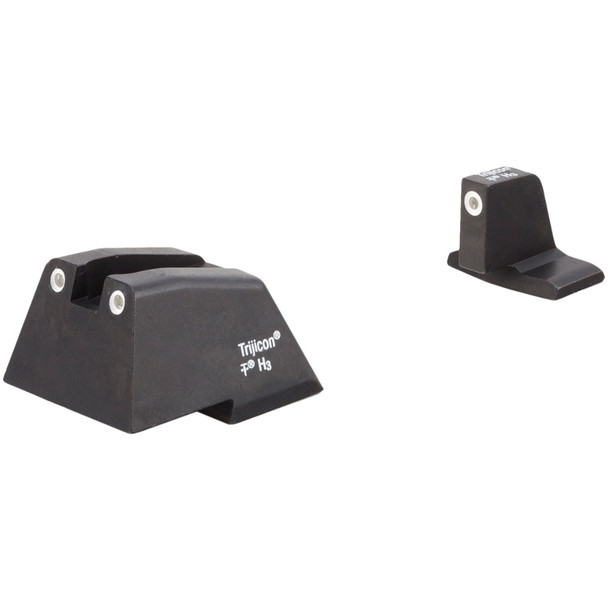 TRIJICON Night Sight Suppressor Set With White Front/White Rear & Green Lamps For H&K .45C/P30/VP9 (HK210-C-600949)