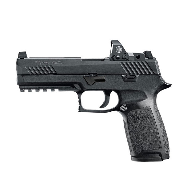 SIG SAUER P320 Full Size 9mm 4.7in 17rd Semi-Automatic Pistol with Romeo1 Reflex Sight (320F-9-B-RX)