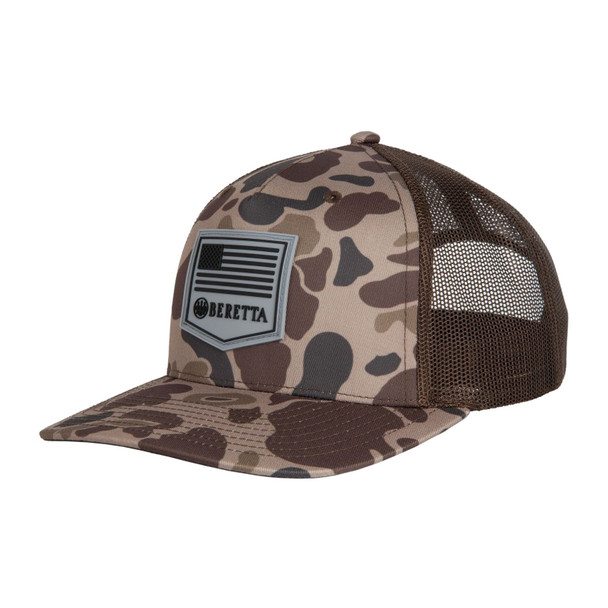 BERETTA PM Trucker Brown Duck Camo Cap (BC045T1675085W)