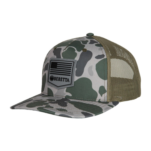 BERETTA PM Trucker Green Duck Camo Cap (BC047T1675085X)