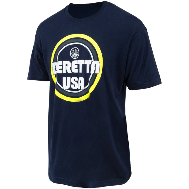 BERETTA Men's Retro Busa Navy Blue T-Shirt (TS731T18900058)