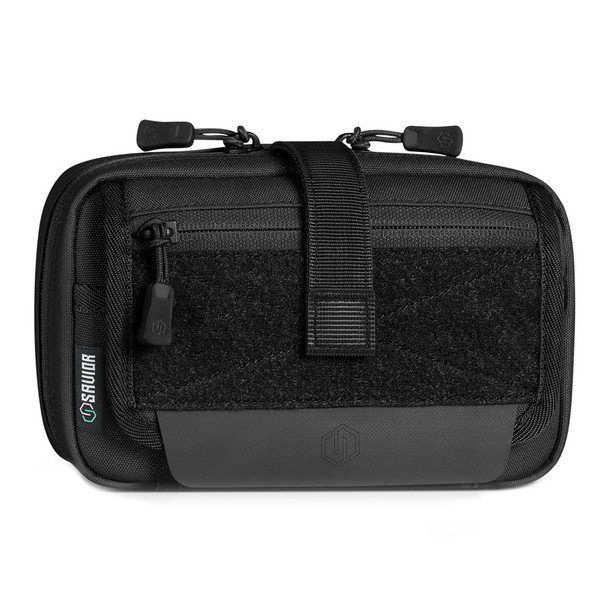 SAVIOR EQUIPMENT IFAK Buddy Obsidian Black Individual Medical Pouch (SP-FD-IFAK8X5-BK)
