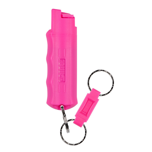 SABRE NBCF Pink Pepper Spray With Finger Grip And Quick Release Key Ring (HC-NBCF-02)