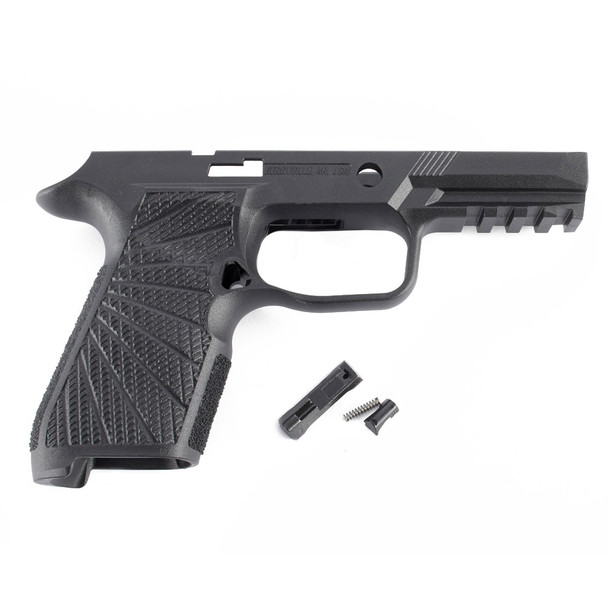 WILSON COMBAT WCP320 Compact No Manual Safety Black Grip Module (320-CCSB)