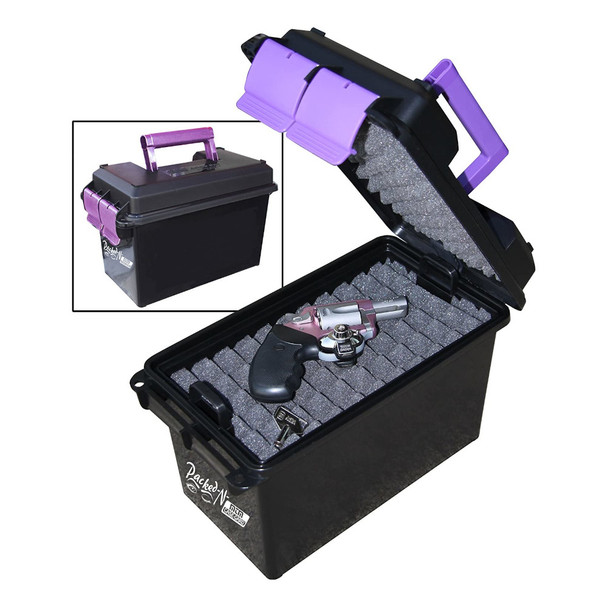 MTM Handgun Conceal Carry Black and Purple Case (HCC-25)