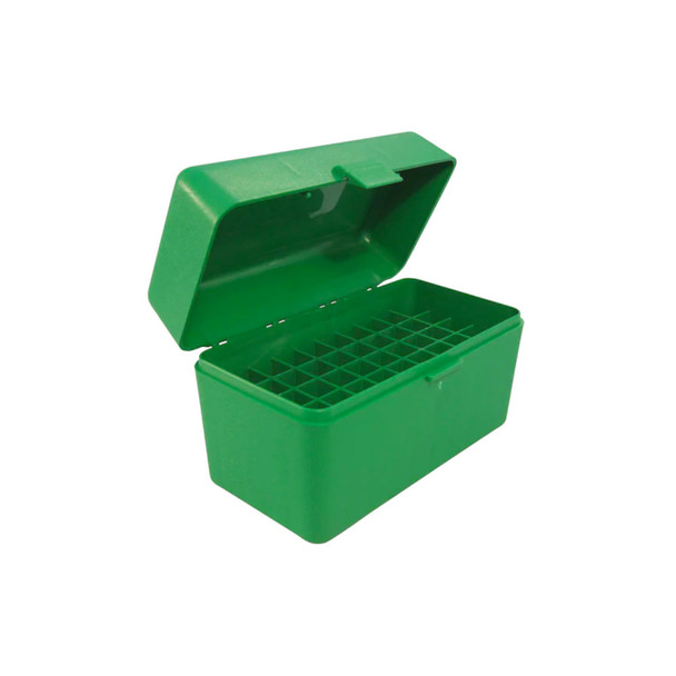 MTM 50 Round 270 Win 30-06 25-06 Green Flip-Top Ammo Box (RL-50-10)