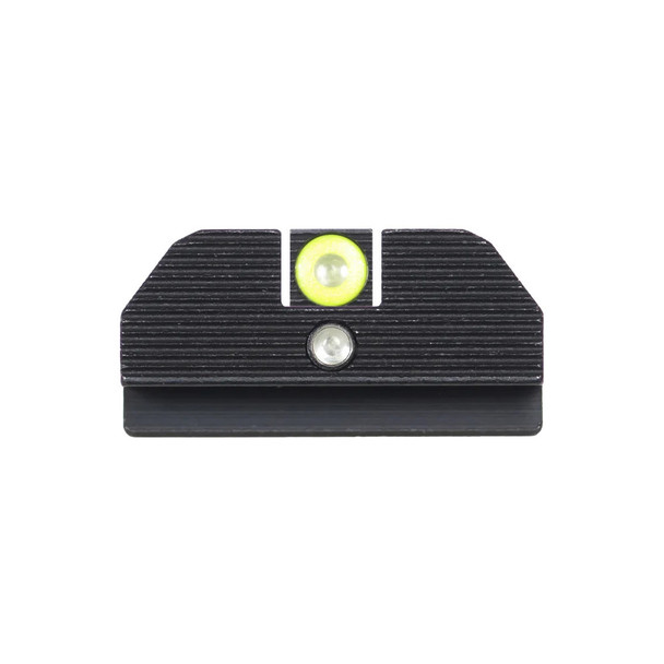 NIGHT FISION Accur8 Glock 17/19/34 Yellow Front Ring, Black Ring One-Dot Rear Night Sight Set (GLK-001-015-YGZG)