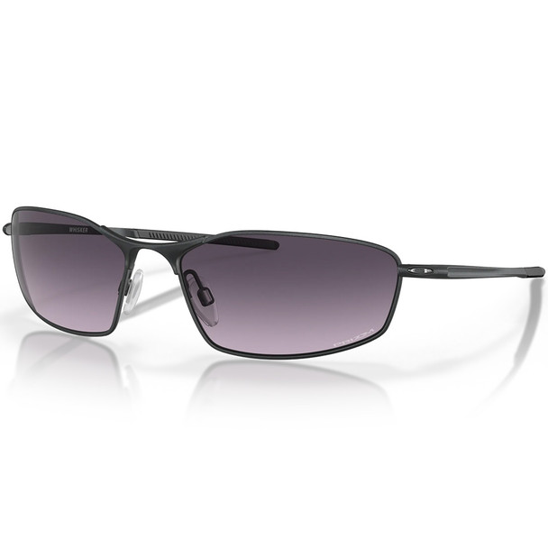 OAKLEY Whisker Satin Light Steel Frame/Prizm Gray Gradient Lenses Eyewear (OO4141-0860)