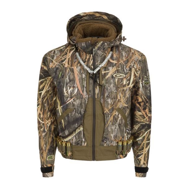 DRAKE Guardian Elite Flooded Timber Uninsulated Mossy Oak Shadow Grass Habitat Jacket (DW6010-022)