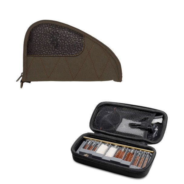 BROWNING Laredo 11in Pistol Rug with GRITR Multi-Caliber Cleaning Kit