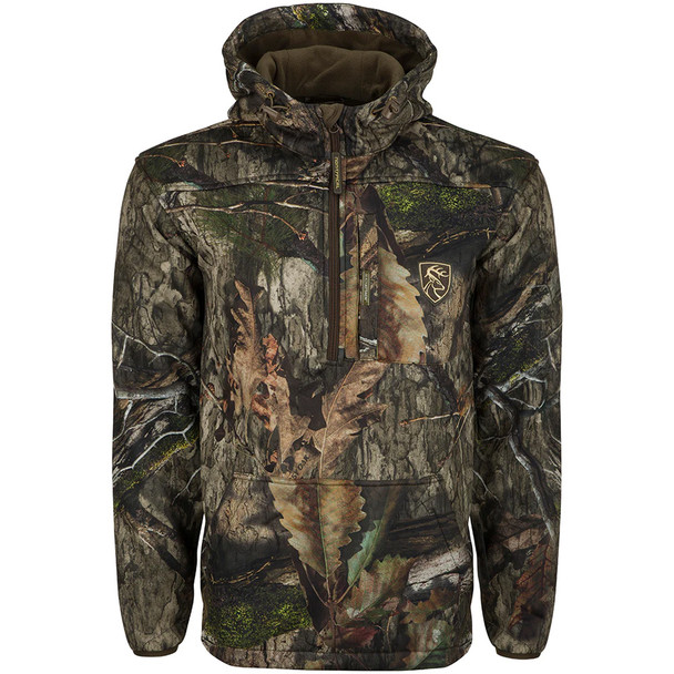 DRAKE Men's Midweight Endurance Mossy Oak Country DNA 1/4 Zip Jacket with Kangaroo Pouch (DNT3030-MEN-036)