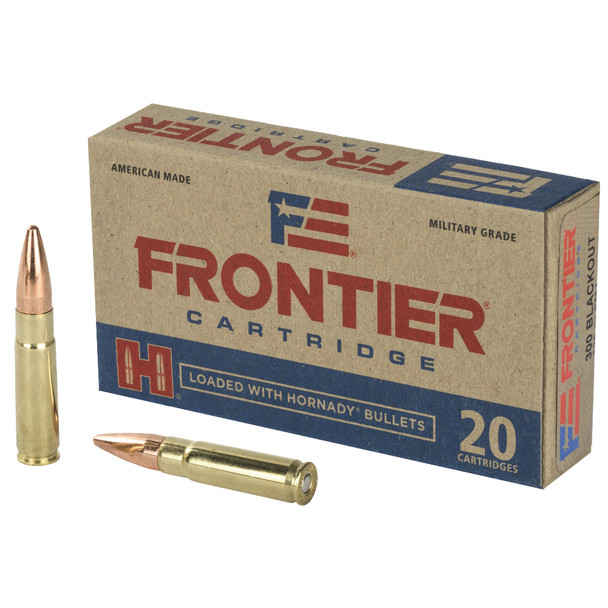 HORNADY Frontier 300 Blackout 125 Gr Fmj 20rd Box Ammo (FR400)