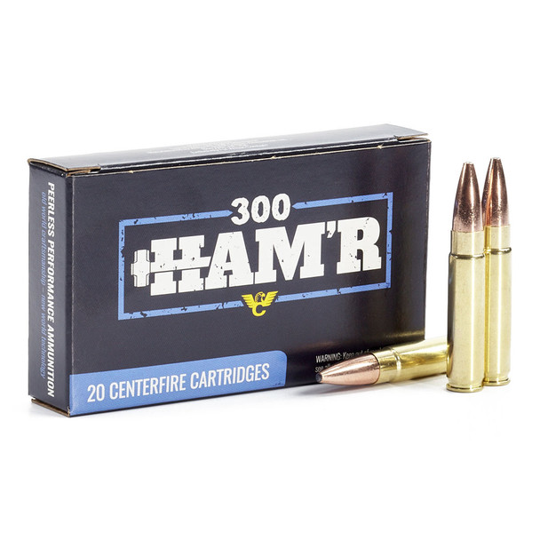 WILSON COMBAT .300 HAM'R 135gr Speer HAM'R Bonded Brass Case 20/Box Centerfire Rifle Ammo (A300HMR-135-HB)