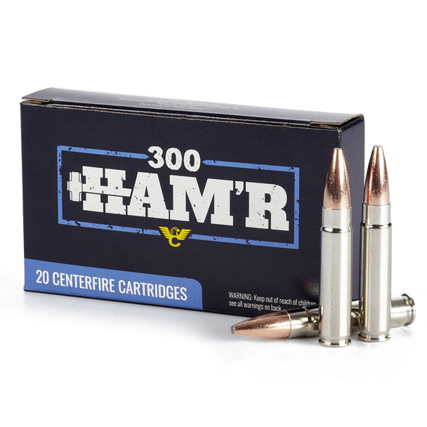 WILSON COMBAT .300 HAM'R 135gr Speer HAM'R Bonded Nickel Case 20/Box Centerfire Rifle Ammo (A300HMR-135-HB-N)