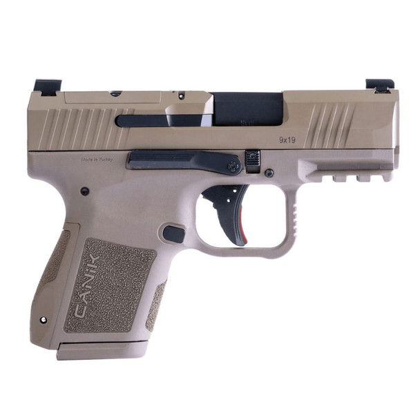 CANIK Mete MC9 9mm 3.18in 12rd/15rd Flat Dark Earth Semi-Automatic Pistol (HG7620D-N)