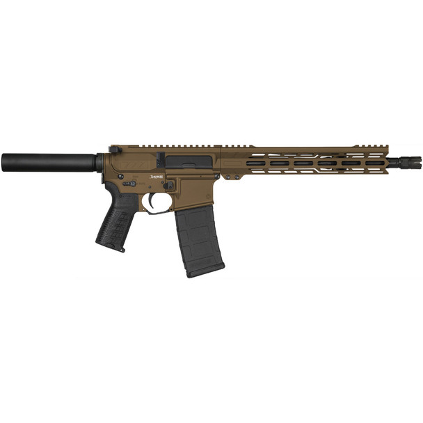 CMMG Banshee Mk4 5.56x45mm NATO 12.5in 30rd Midnight Bronze Pistol (PE-55ADF7A-MB)