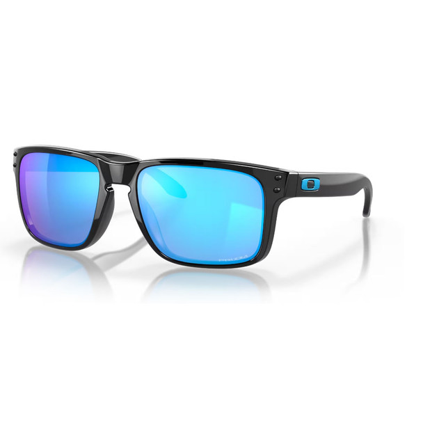 OAKLEY Holbrook Sunglasses with Polished Black Frame and Prizm Sapphire Lenses (OO9102-F555)