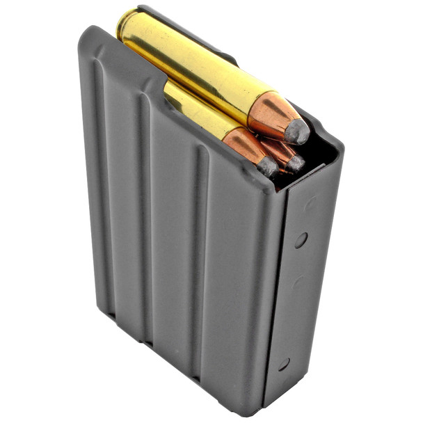 DURAMAG Magazine, 350 Legend, 5 Rounds, Fits AR Rifles, Stainless Steel, Orange AGF Follower, Black 5X35041178CPD