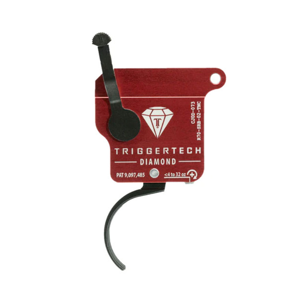 TRIGGERTECH Rem700 Diamond Traditional Curved Right Hand Single Stage Trigger No Bolt Release (R70-SRB-02-TNC)