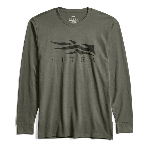 SITKA Men's Icon Hemlock Green Long Sleeve Tee (600092-HEM)