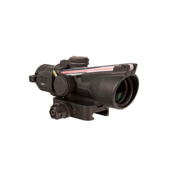 TRIJICON 3x24 Compact ACOG Dual Illuminated Red Crosshair .223/55gr Ballistic Reticle Low Riflescope (TA50-C-400351)