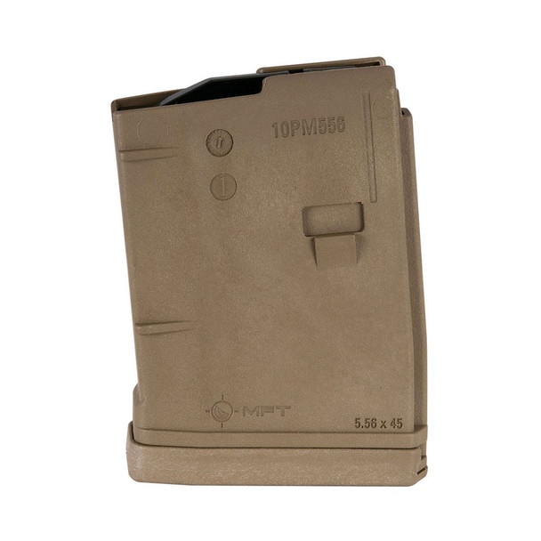 MISSION FIRST TACTICAL AR15 5.56mm 10rd Scorched Dark Earth Polymer Magazine (10PM556BAG-SDE)