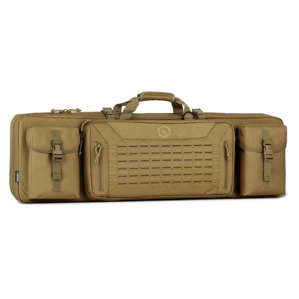 SAVIOR EQUIPMENT Urban Warfare 36in Dark FDE Double Rifle Case (RB-3612DG-VER2-TN)