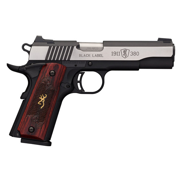 BROWNING 1911-380 Black Label Medallion Pro .380 Auto 4.25in With 3-Dot Sights 8rd Pistol (51912492)