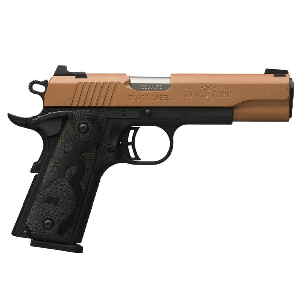 BROWNING 1911 Black Label Copper Full Size .380 Auto 4.25in 8rd Semi-Automatic Pistol (51987492)