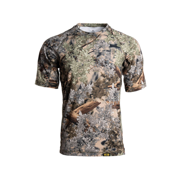 KING'S CAMO Men's XKG Elevation Short Sleeve Tee, Desert Shadow (XKG4203-DS)