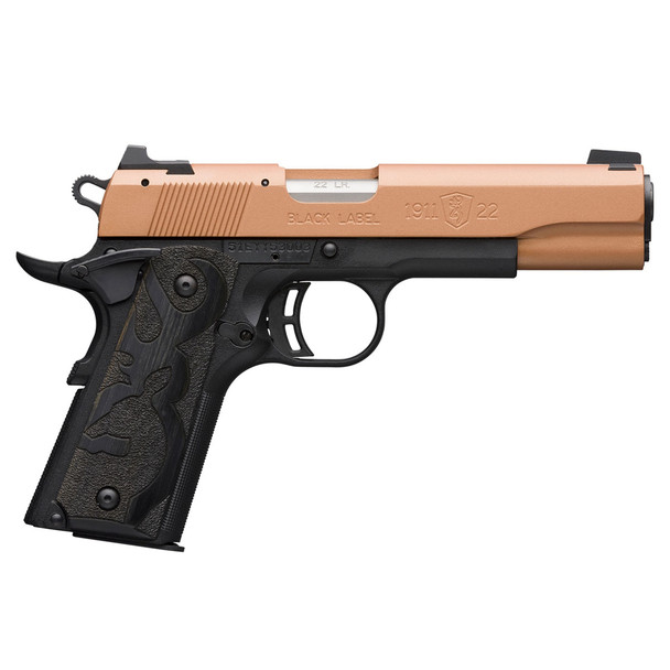 BROWNING 1911-22 Black Label 22LR 4.25in 10rd Copper Full Size Pistol (51895490)