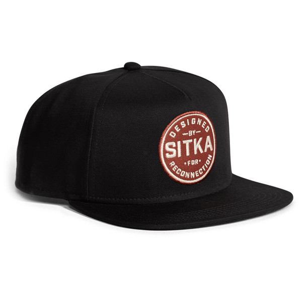 SITKA Reconnection Hi Pro Snapback Sitka Black OSFA Hat (600274-BK-OSFA)