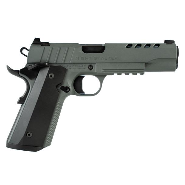TISAS 1911 Night Stalker 45 ACP 5in 8rd Platinum Gray Cerakote Pistol (1911-Night-Stalker)