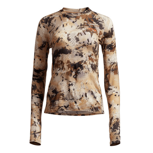 SITKA Women's Core Merino 120 Optifade Waterfowl Marsh LS Crew Shirt (600169-WL)