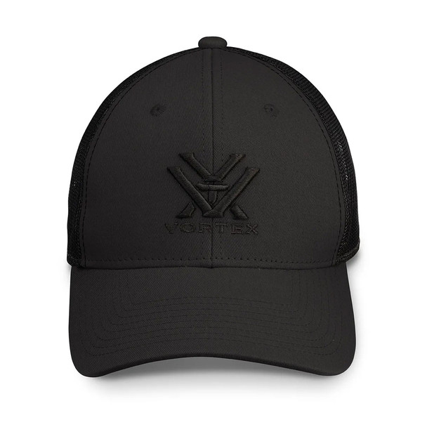 VORTEX Men's Core Logo Black Cap (123-09-BLK)