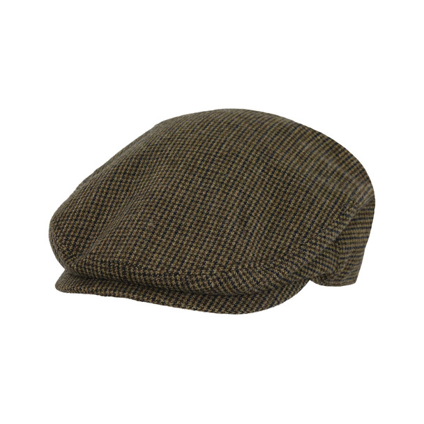 OUTBACK TRADING Hyland Brown Wool Cap (14837-BRN-ONE)