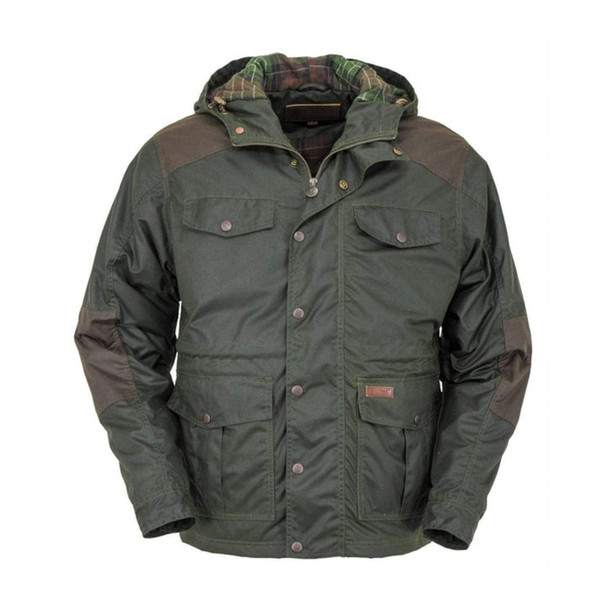 OUTBACK TRADING Men's Brant Dark Olive Jacket (29731-DOL)