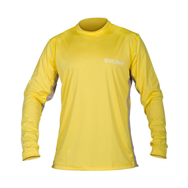 STORMR Men's UV Shield Performance Long Sleeve Yellow Shirt (RW215M-63)