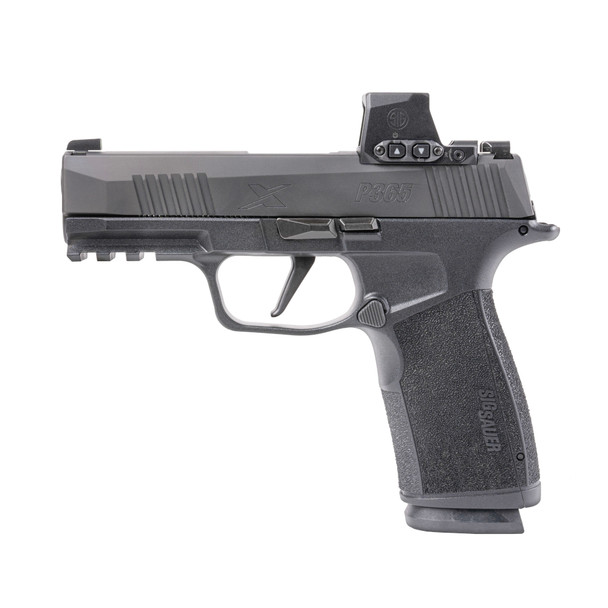 SIG SAUER P365X-Macro 9mm 3.7in 2x17rd Black Pistol With Romeo-X (365XCA-9-BXR3-RXX)