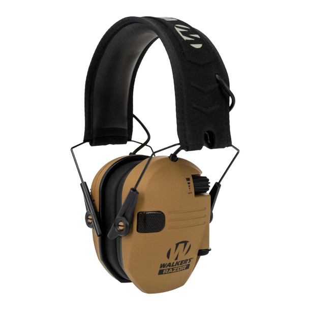 WALKER'S GAME EAR Razor Slim Battle Brown Electronic Muff (GWP-RSEM-BB)