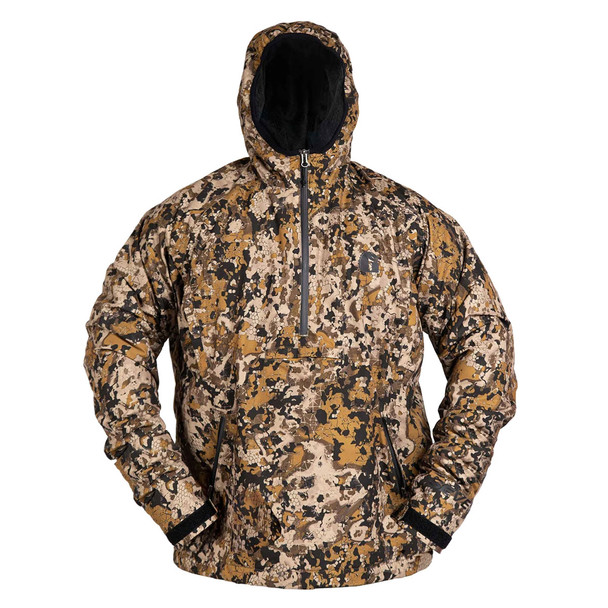 GATOR WADERS Men's Bog Waterproof 1/2 Zip Brown Hoodie (BOG51M)