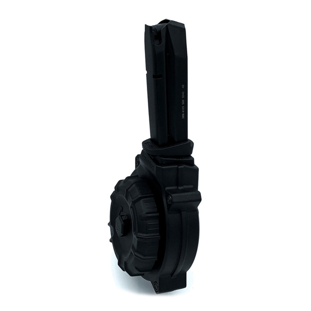 PROMAG Fits Smith And Wesson SD40 .40 S&W 50rd Black Polymer Drum Pistol Magazine (DRM-A102)