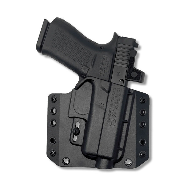 BRAVO CONCEALMENT OWB BCA 3.0 RH Black Holster for Glock 43, 43X, 43X MOS (BC10-1028)