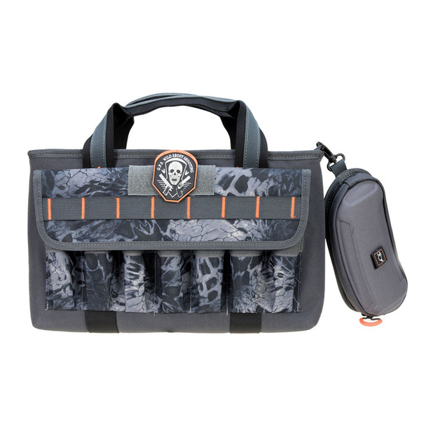 G*OUTDOORS Double Pistol Prym1 Blackout Range Bag with Mag Storage and Glasses Case (GPS-1409PCPMB)