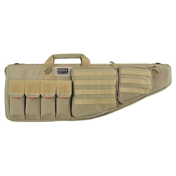 G*OUTDOORS Tactical AR Tan 42in Case with External Handgun Case (GPS-T42ART)